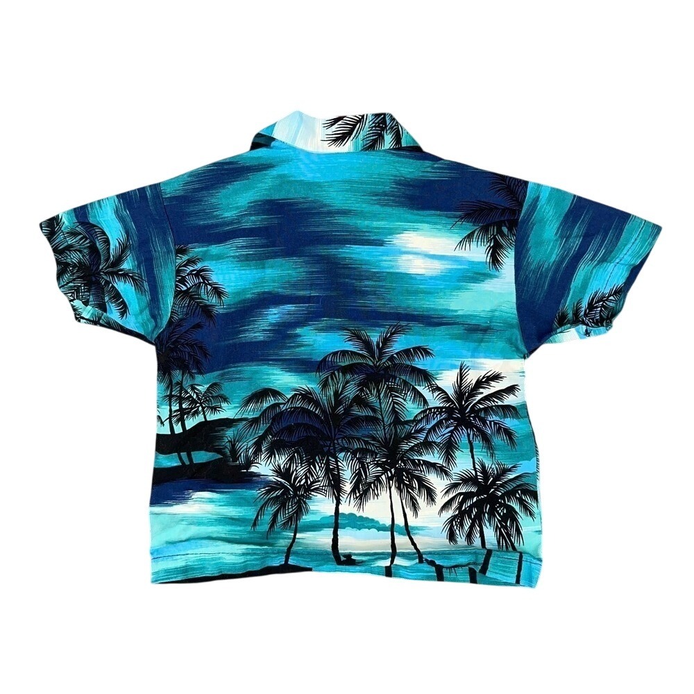 Vintage RJC Hawaiian‎ Shirt Kids 12M Resortcore Beach Vacation Travel Tropical